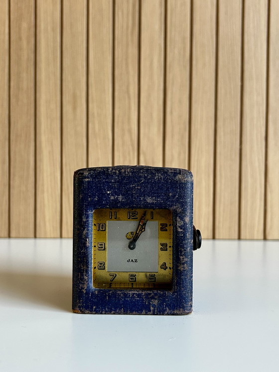 Image 1 of Vintage JAZ reisklok 1930 inclusief art deco doosje