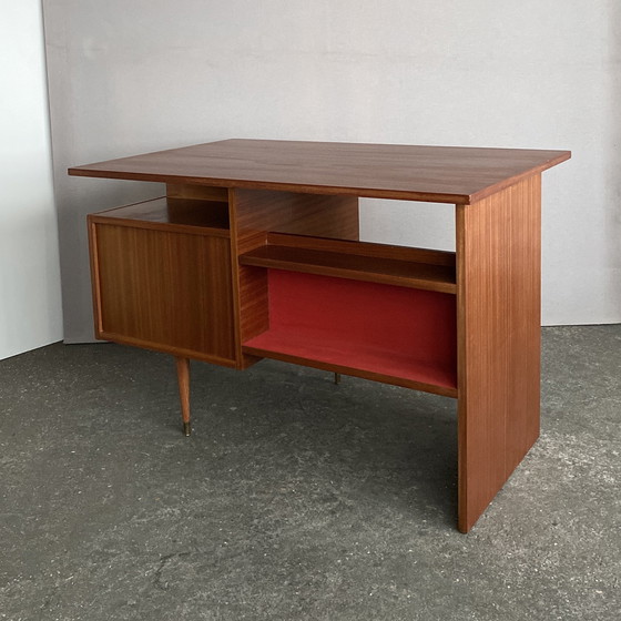 Image 1 of Mahogany Desk, 1950, Restored
