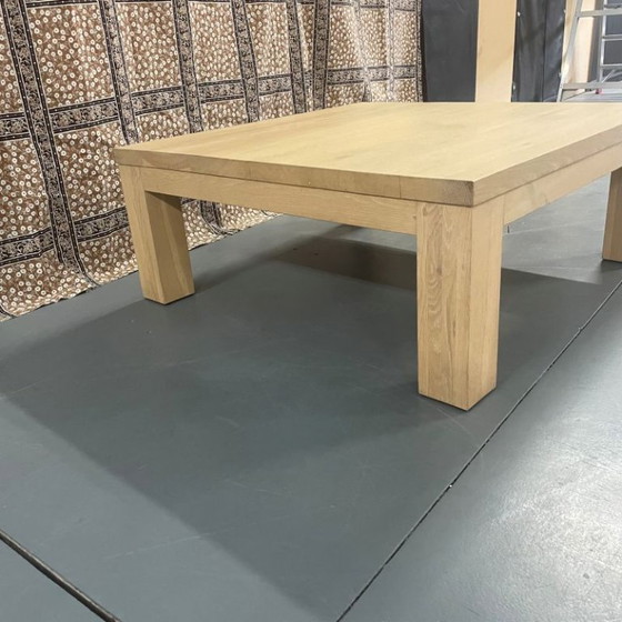 Image 1 of Light oak coffee table