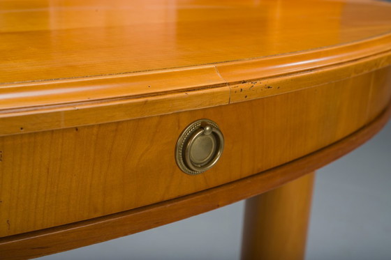 Image 1 of Biedermeier Frisiertisch und Sessel aus Wolkenstein, Italien, 2er-Set