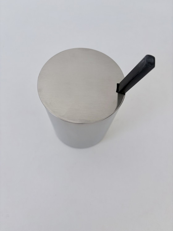 Pot à Confiture Stelton par Arne Jacobsen. – Art de la table, Plastic, rvs (photo 3 of 19)