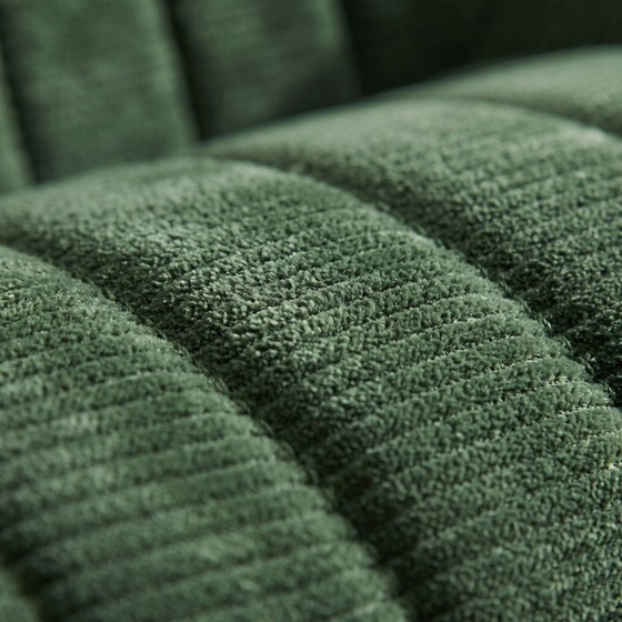Lot de 6 Chaises de Salle à Manger Rembourrées Vert Forêt, tissu chenille de haute qualité avec surpiqûres, (photo 4 of 5)