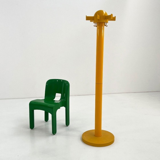 Image 1 of Porte-manteau jaune modèle 4653 de Kartell, années 1970