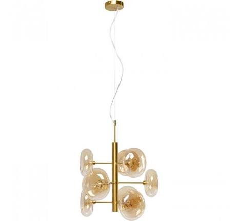 Lampada a sospensione Kare Design Headlight in ottone – 9 sfere di vetro – Lampadari, Glass, Metal (photo 6 of 9)