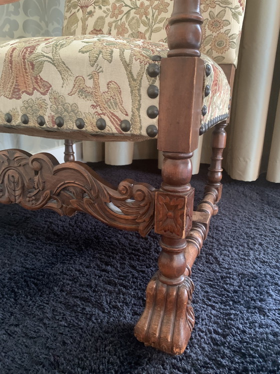 Image 1 of Antiker Ritterstuhl in sehr schönem Zustand