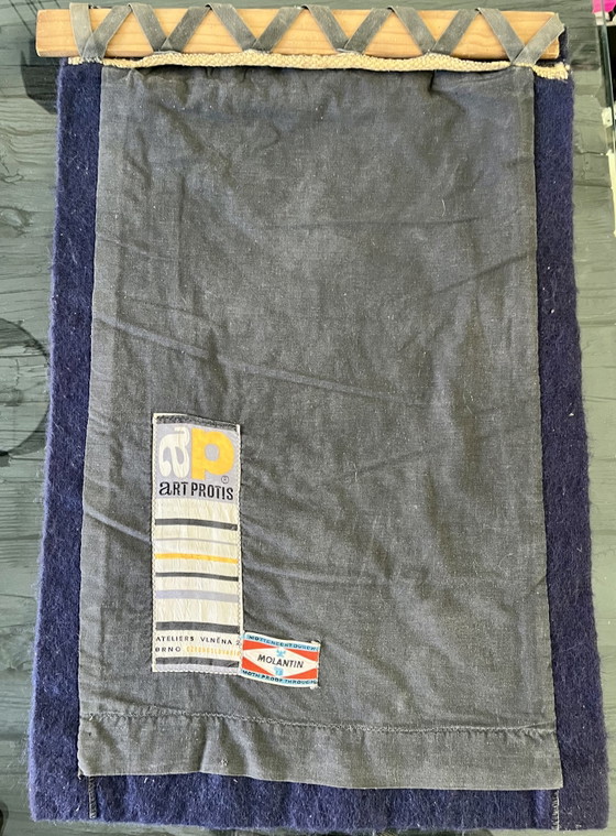 Olga Karlíková – Art Protis Original 1969 – Kompozice – karlikova, Wall decoration, Textile (photo 7 of 11)