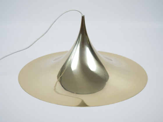 Danish Vintage Semi Pendant Lamp by Bonderup and Thorup, 1968 – Louis Poulsen, Aluminium (photo 5 of 11)