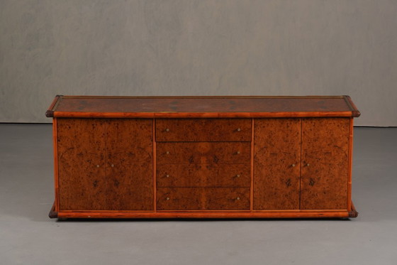 Image 1 of Vintage Italian Sideboard In Burl Elm by Alberto Smania for Studio Smania Interni , Italy, 1960’s