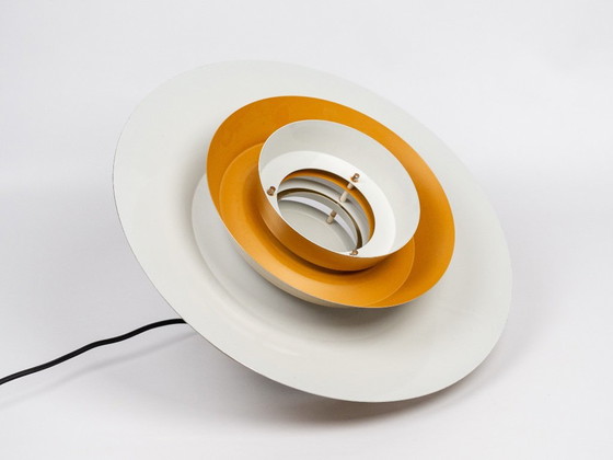 Vintage Swedish Pendant Lamp by Carl Thore, 1960s, Scandinavian Mid-Century – Granhaga, Aluminium (photo 14 of 14)