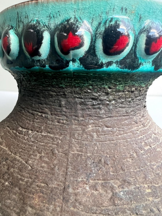 Monumental Bay Keramik Fat Lava Floor Vase – Attributed to Bodo Mans, West Germany 1970s - Model 64 - 50 (photo 6 of 10)