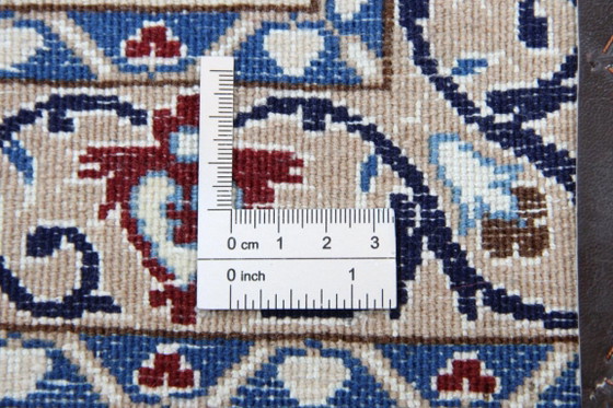 Original Hand-knotted Persian Nain 9 LA Fine Rug with Silk 385 x 260 cm – Rugs & carpets, Wool (photo 17 of 18)