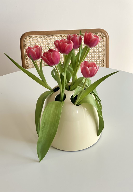 Artemide flower vase Dedalotto designed by Emma Gismondi Schweinberger 1966 made in Italy rare