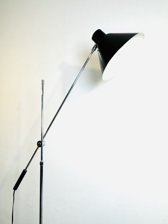 Image 1 of LAMPE DE SOL PAR J.J. HOOGERVOORST POUR ANVIA NEDERLAND, PAYS-BAS, années 1960