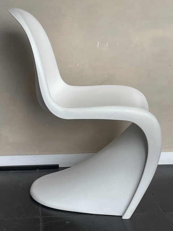 Image 1 of Set di 4 sedie originali Vitra Panton modello S – Design (bianche)