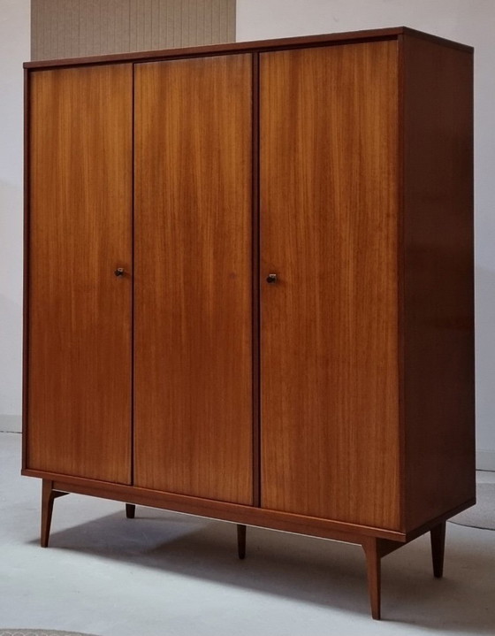 Mid Century Wardrobe, Wood, Brown (photo 3 of 23)
