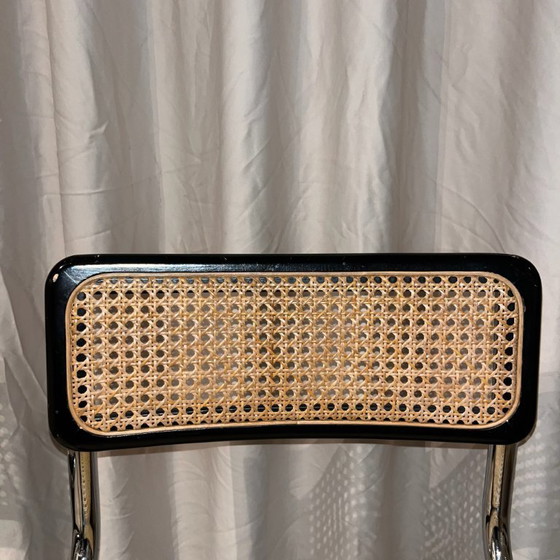 Image 1 of Coppia di sgabelli da bar in stile S32, ispirati a Marcel Breuer, anni '70