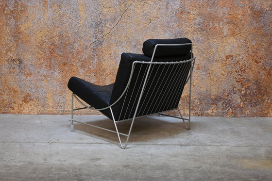 Image 1 of Poltrona di design Leolux Volare in pelle nera