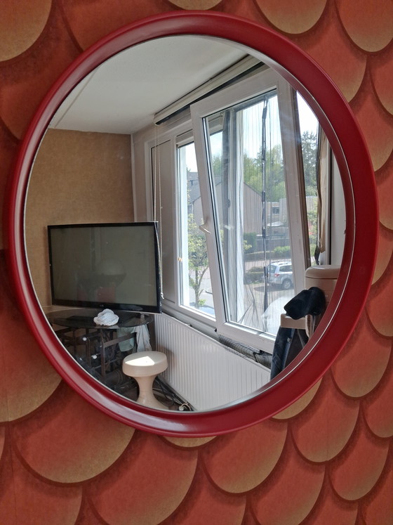 Image 1 of Grote XL vintage spiegel ø 60 cm