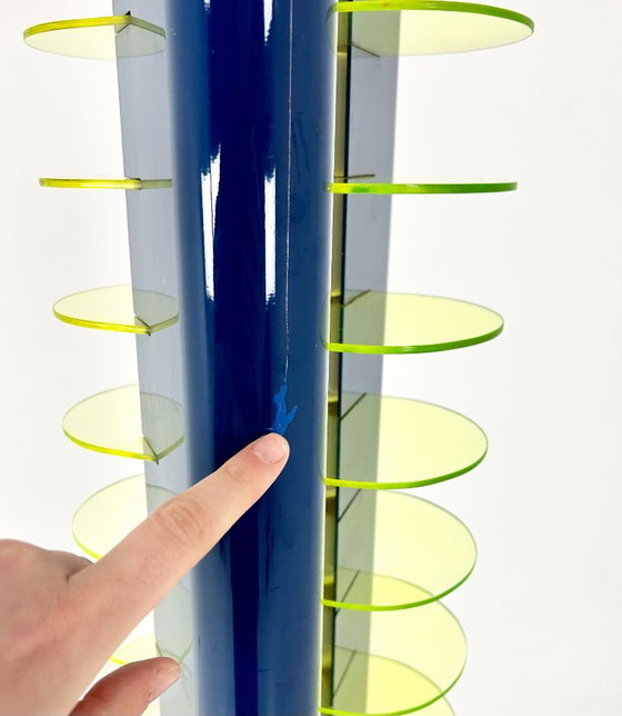 Floor Lamp "Amalassunta" by Vittorio Gregotti for Bilumen, 1960s – Floor lights, Metal, Plexiglass (photo 12 of 12)