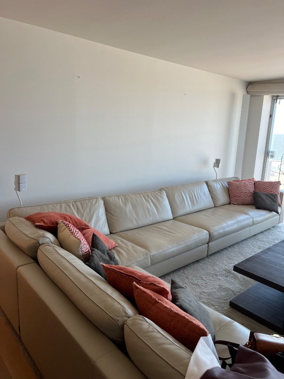 Image 1 of Sillón Minotti Hamilton de cuero beige