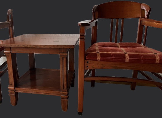 Image 1 of Schuitema jugendstil eetkamer armstoelen 