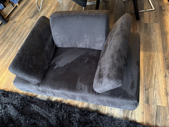 Image 1 of Canapé d'angle design luxueux + fauteuil large