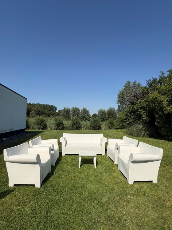 Image 1 of Salon de jardin Kartell Bubble Club – Philippe Starck – blanc