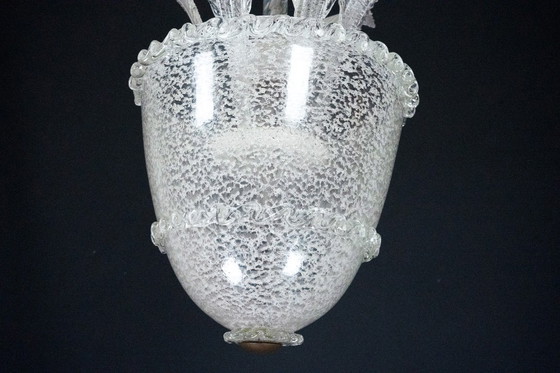 Image 1 of Vintage Italian Murano Glass Chandelier from the 1930s
