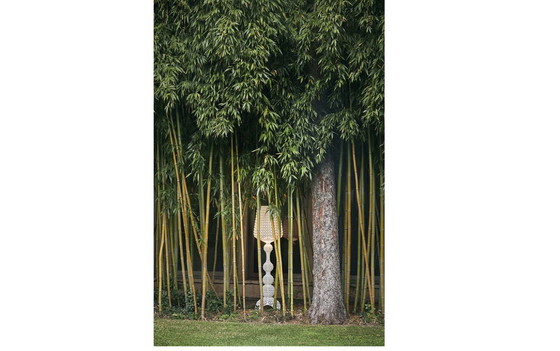 Image 1 of Lampada da terra per esterni Kartell Kabuki - trasparente come il cristallo