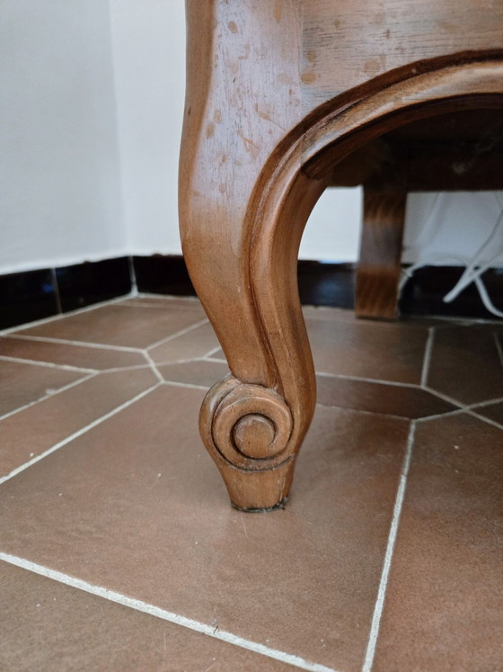 Piccola credenza / cassettiera in noce stile Luigi XV – Credenze, Legno (photo 7 of 9)