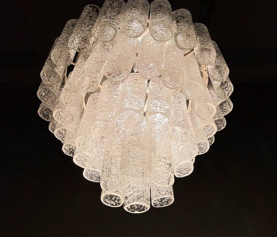 Image 1 of Mid - Century ceiling lamp/chandelier by Doria Leuchten, Germany, 1970s
