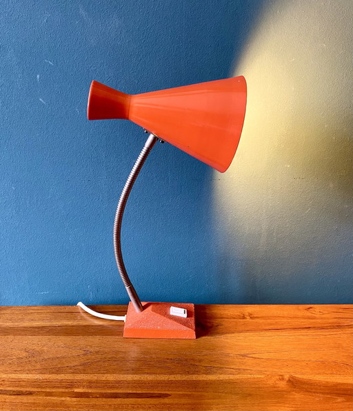 Diabolo table lamp table lamp Mid-Century 50s 60s vintage orange