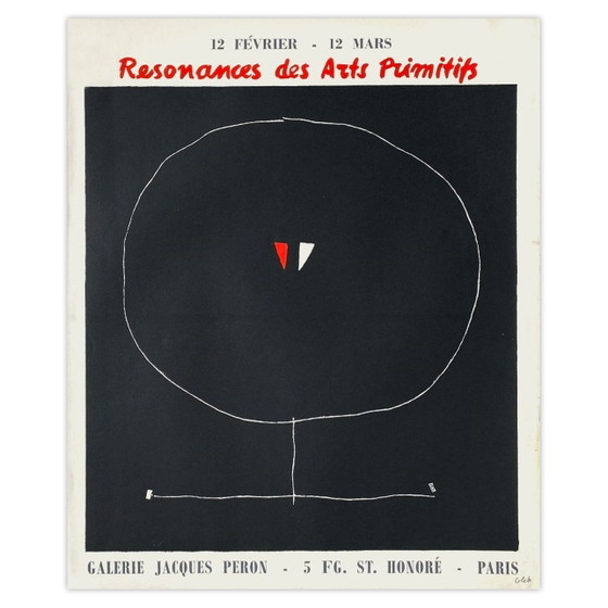 Affiche signée par Thomas GLEB, Expo 60 - Galerie Jacques Perron - Paris – Paper (photo 5 of 5)