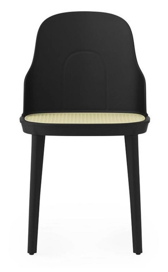 Image 1 of 1x Normann Copenhagen Allez Chair Seduta in vimini modellato PP (nero)