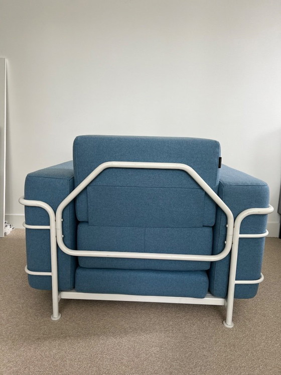 Image 1 of Softline tube frame armchair blue