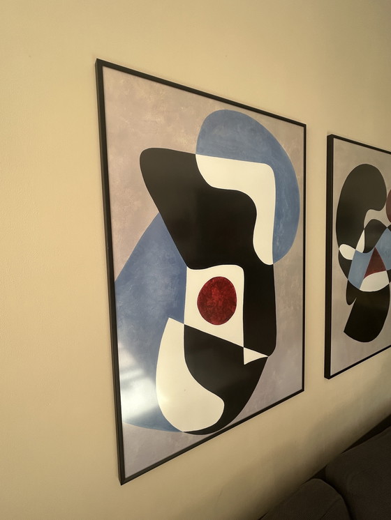 Image 1 of 2x Simone Florell print + frame - Florell Studio