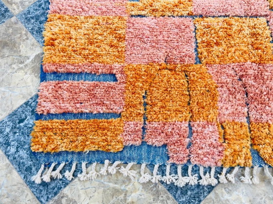 Image 1 of Marokkanischer Teppich aus Naturleinen, 300 x 200 cm