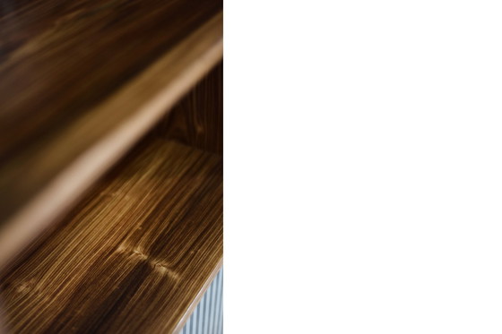 Image 1 of Buffet haut vintage en bois de rose avec verre, Mid Century Scandinavian Modern, 1960s