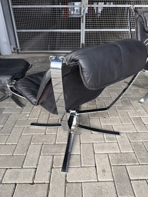 Image 1 of Vintage Sigurd rivende la lounge suite “Falcon” per Vatne Møbler (Norvegia)