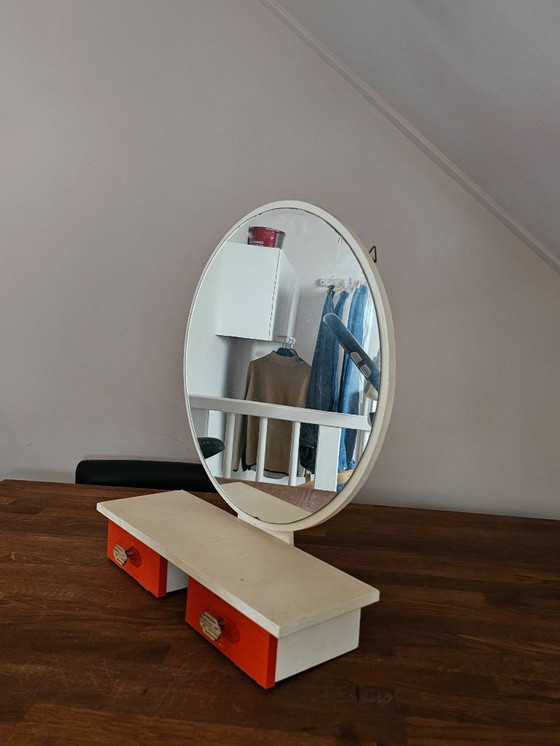 Image 1 of Table de toilette vintage Miroir de maquillage