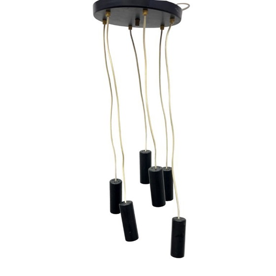 Lampada a sospensione Elektroinstala Jílové Cascade (modello 68816/1) – Cecoslovacchia vintage, anni '70. (photo 4 of 14)