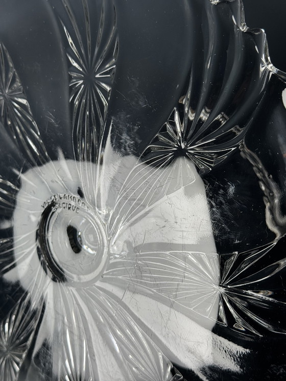 Image 1 of Alzata per torte Val Saint Lambert – Collezione “Bambous et Étoiles”.