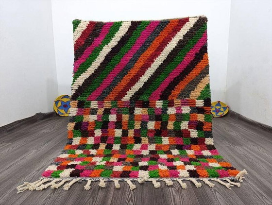 Handmade multicolored Moroccan rug 200cm x 300cm – Rugs & carpets, Wool (photo 2 of 9)