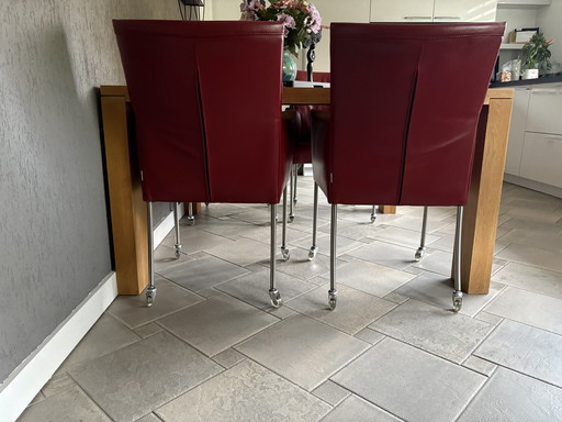 Dining table with four chairs