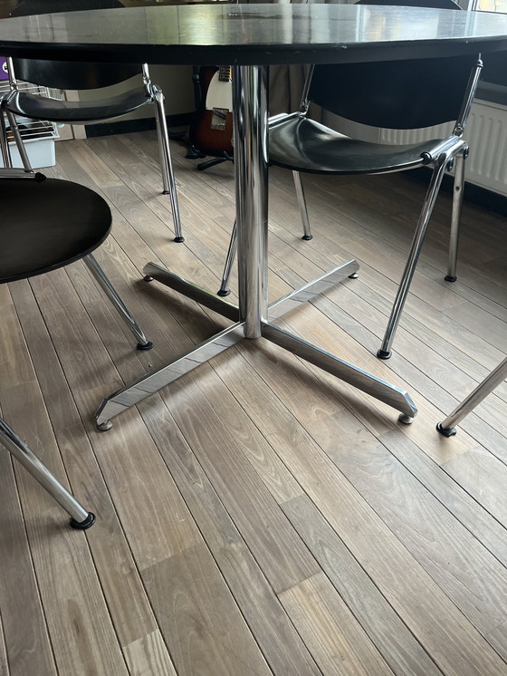 Image 1 of Table + Stoelen design italien LAMM PARME ITALIE