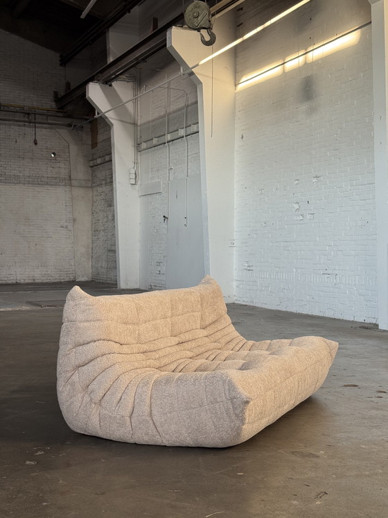 Image 1 of Ligne Roset Togo 3 Plazas Boucle Beige