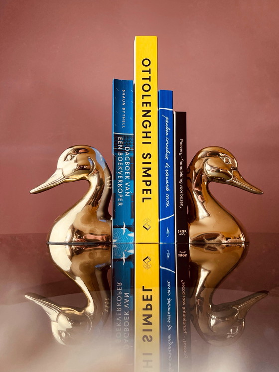 Image 1 of Einzigartig! Set aus Messingenten als Buchstützen