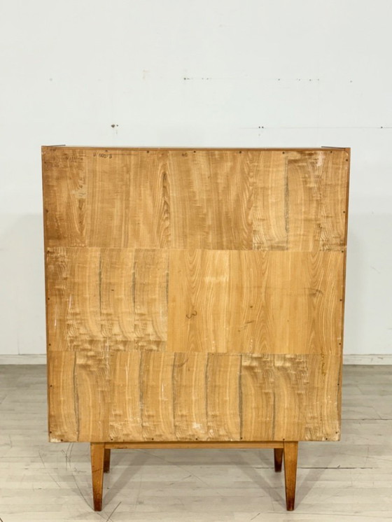 Image 1 of Vintage Hellerau linen cupboard, highboard, shelving unit, mid-century cabinet