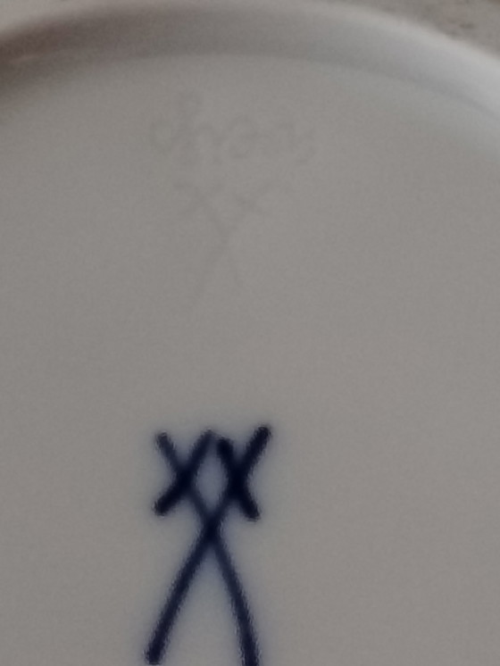 Image 1 of Meissen porcelain vase, original, signature (Weifs, Ludwig Zepner) or bottom mark