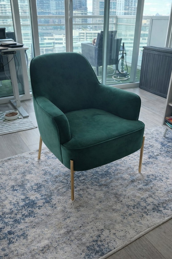 Image 1 of sedia verde